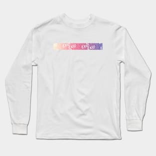 EXID Gradient Stripe Long Sleeve T-Shirt